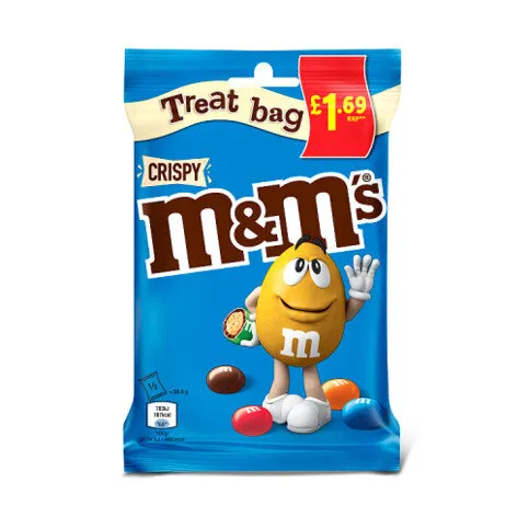 M&M'S Crispy Milk Chocolate Bag 82g