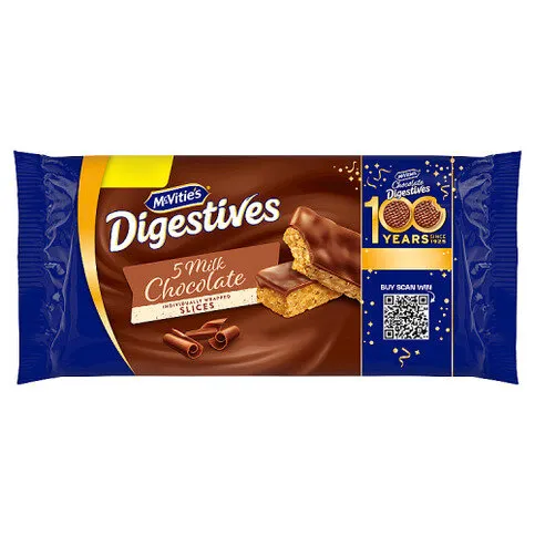 McVitie's 5 Digestives Milk Chocolate 114.1g