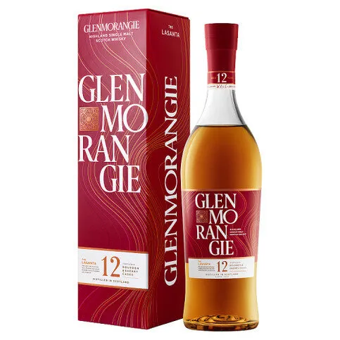 Glenmorangie Highland Single Malt Scotch Whisky Aged 12 Years The Lasanta 70cl