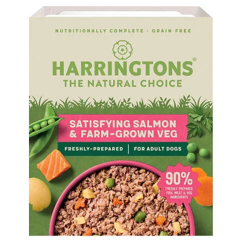 Harringtons Satisfying Salmon & Farm-Grown Veg for Adult Dogs 400g