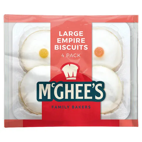 McGhee's 4 Large Empire Biscuits