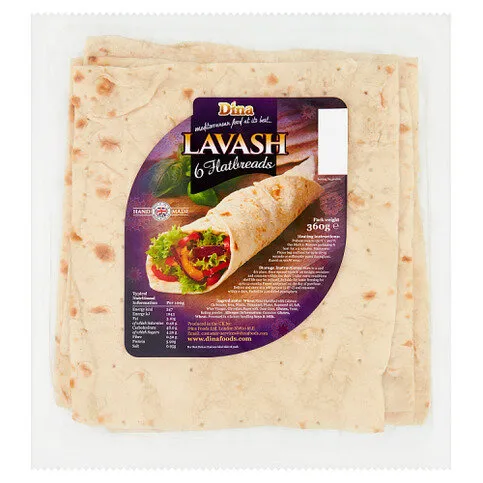 Dina Lavash 6 Flatbreads 360g