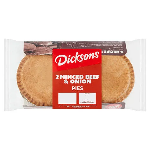 Dicksons 2 Minced Beef and Onion Pies