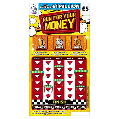 National Lottery £5 £1,000,000 Run For Your Money Scratchcard Game