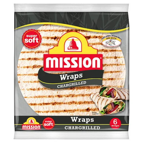 mission 6 Wraps Chargrilled 367g