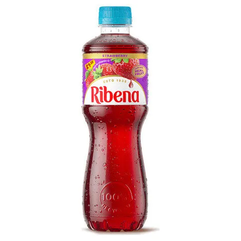 Ribena Strawberry Juice Drink No Added Sugar 500ml
