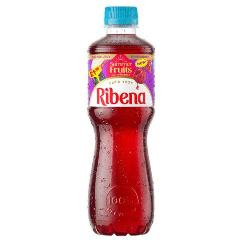 Ribena Summer Fruits No Added Sugar Fruit Juice 500ml