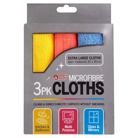Keep-it Handy 3 Extra Large Microfibre Cloths