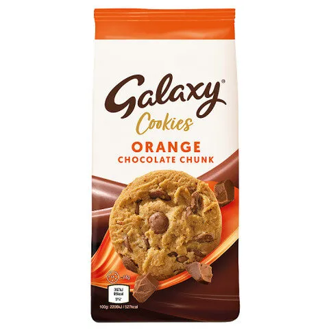 Galaxy Cookies Orange Chocolate Chunk 162g