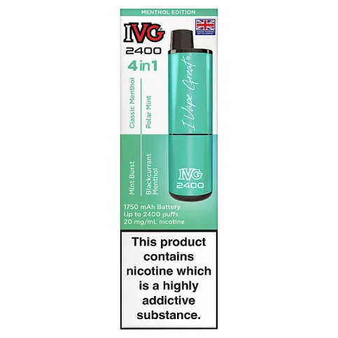 IVG 2400 4 in 1 Menthol Edition 20mg/mL