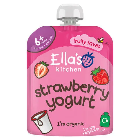 Ella's Kitchen StrawberryYoghurt 6+ Months 90g