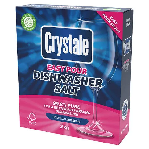 Crystale Easy Pour Dishwasher Salt 2kg