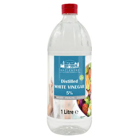Hazlemere Fine Foods Distilled White Vinegar 5% 1Litre