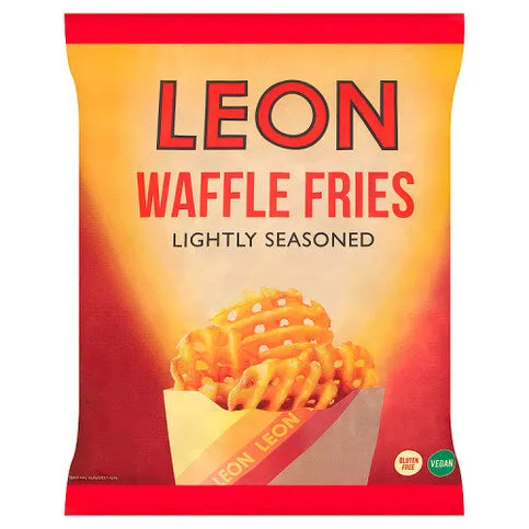 LEON Lightly Seasoned Waffle Fries 550g