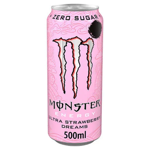 Monster Energy Ultra Strawberry Dreams Strawberry Flavour 500ml