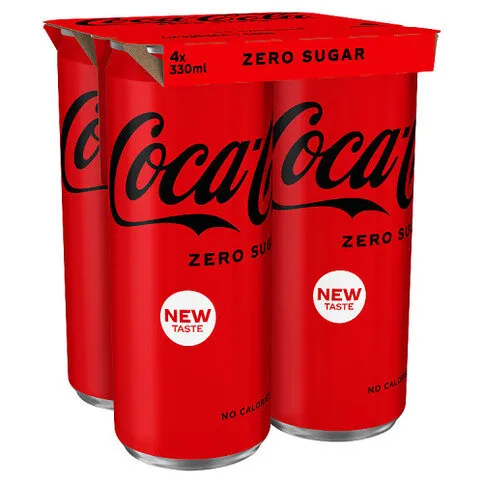 Coca-Cola Zero Sugar 4 x 330ml