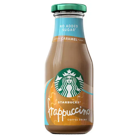 Starbucks Indulgent Caramel Flavour Frappuccino Coffee Drink 250ml