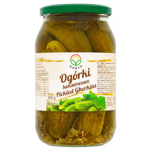 Moryń Pickled Gherkins 830g