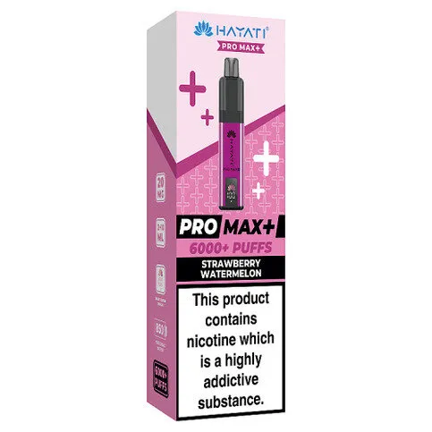 Hayati Pro Max+ 6000+ Puffs Strawberry Watermelon