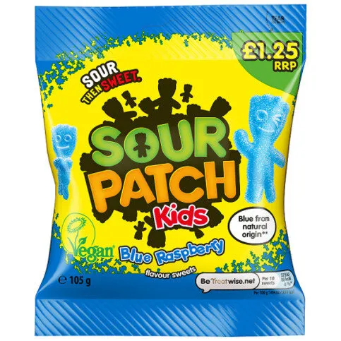 Sour Patch Kids Blue Raspberry Candy 105g