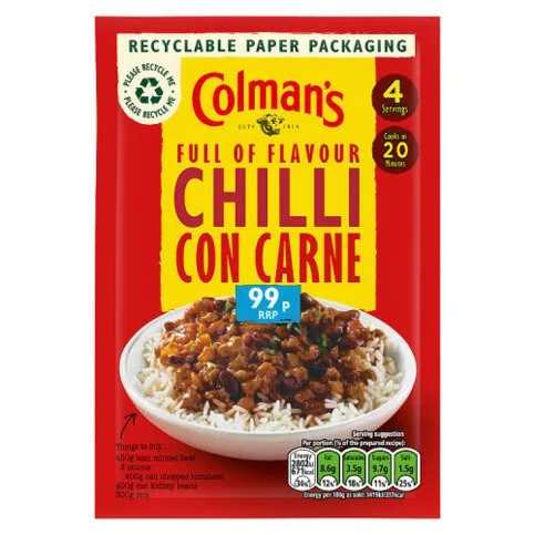 Colman's Chilli Con Carne Recipe Mix 50 g
