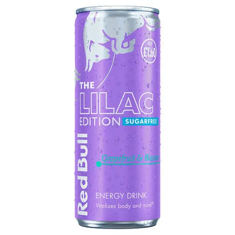 Red Bull The Lilac Edition Sugarfree Grapefruit & Blossom Energy Drink 250ml