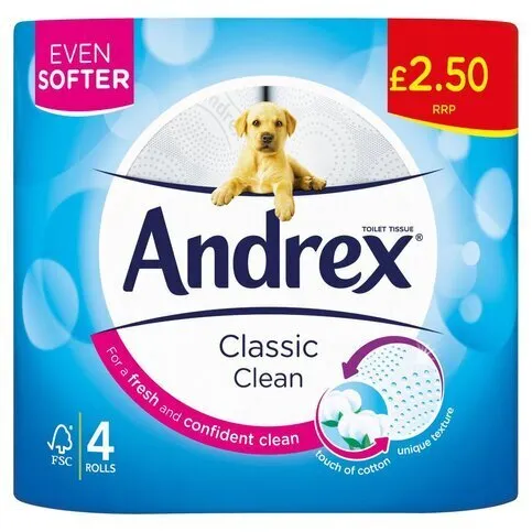 Andrex Classic Clean 4 Rolls