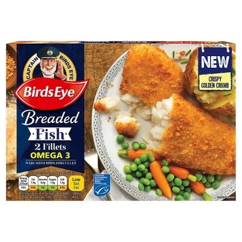 Birds Eye 2 Breaded Fish Fillets 200g