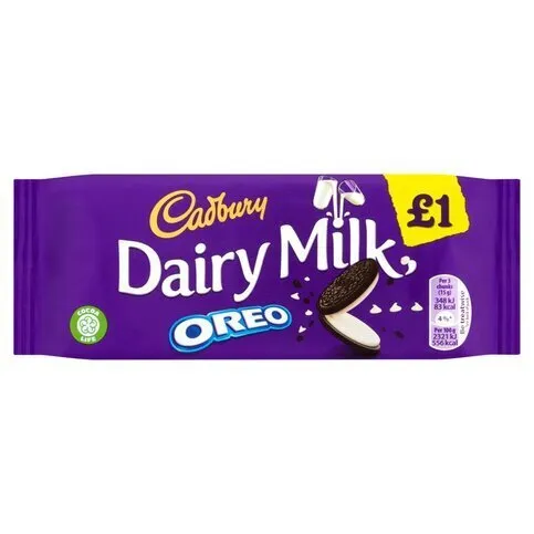Cadbury Dairy Milk with Oreo Chocolate Bar 120g