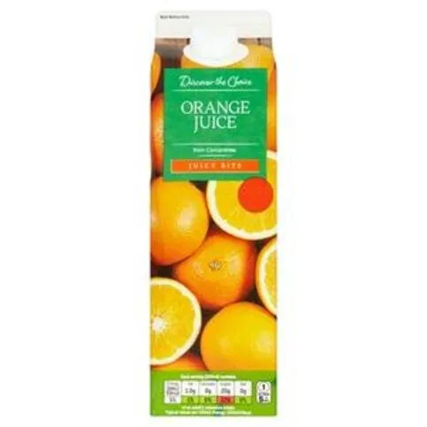 Discover the Choice Orange Juice Bits 1L