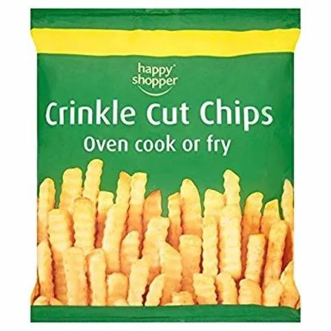 Happy Shopper Crinkle Cut Chips 750g