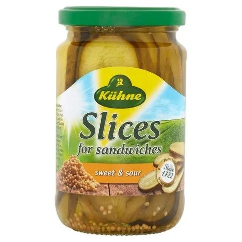 Kühne Slices for Sandwiches 330g