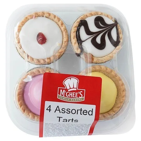 McGhee's Family Bakers Assorted Tarts 4 Pack