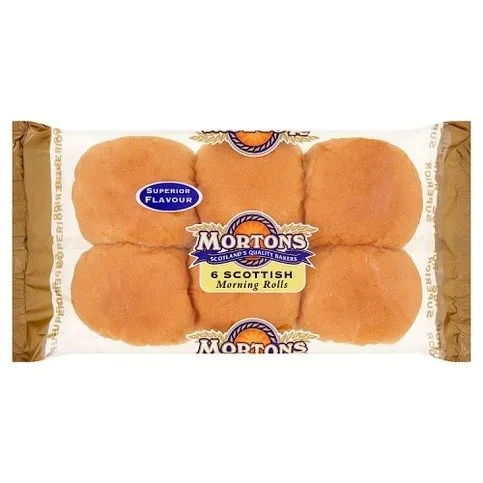 Morton's 6 White Scottish Morning Rolls