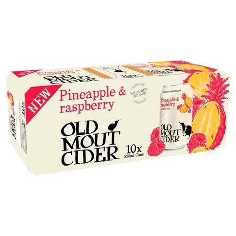 Old Mout Cider Pineapple & Raspberry 10 x 330ml