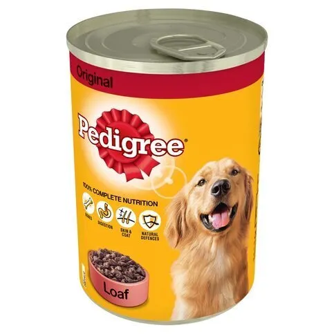 Pedigree Dog Tin Original in Loaf 400g