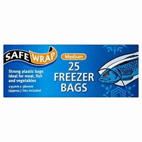 Safe Wrap Medium Freezer Bags 25 Pack