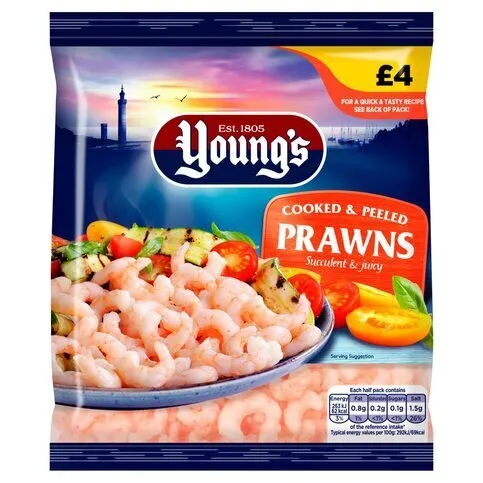 Young's Cooked & Peeled Prawns 180g