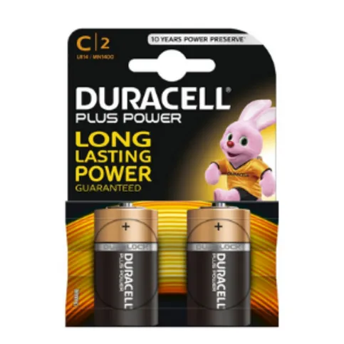 Duracel Power Plus C 2 Pack