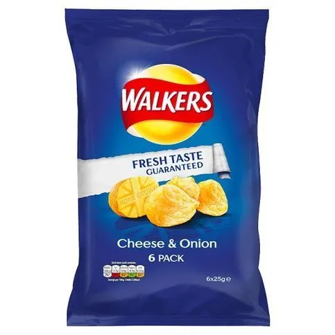 Walkers Cheese & Onion 32.5g Subway