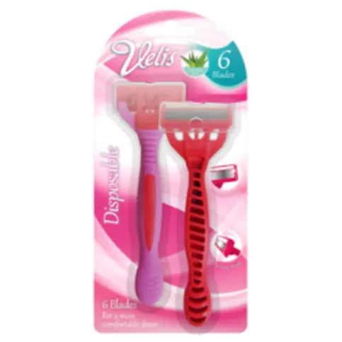 Womens 6 Blade Razor 2 Pack
